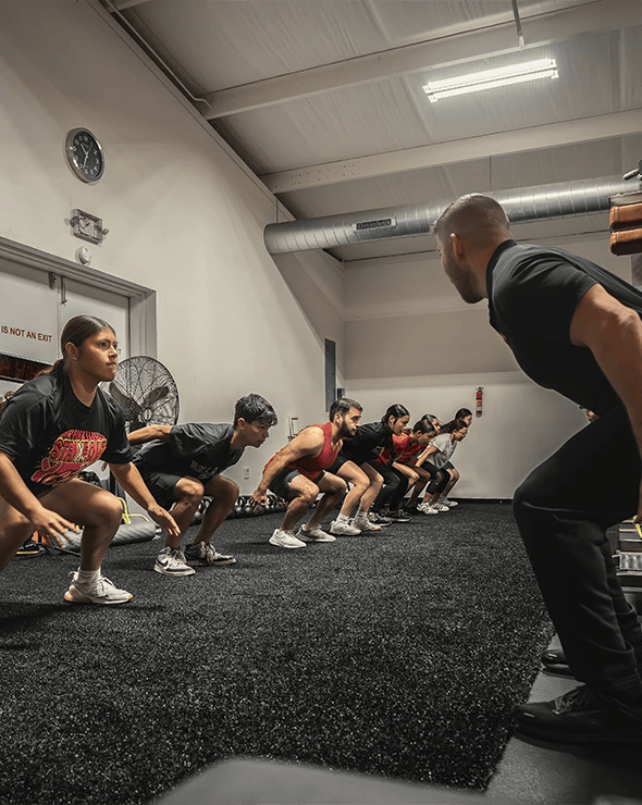 sports training class at Repz Fitnes