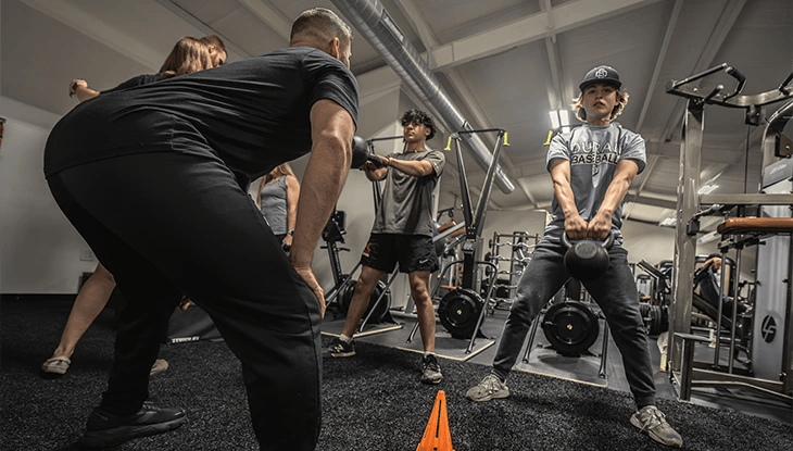 training class at Repz Fitnes